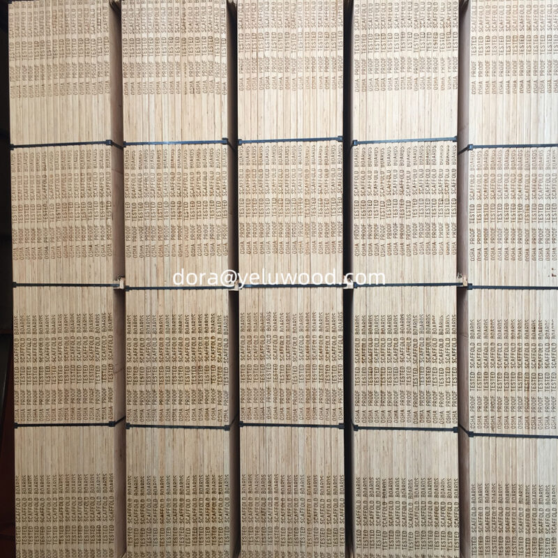 Birch LVL Scaffold Board from China, 90x45mm, Light Grain for Furniture Making