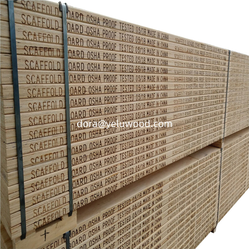 Birch LVL Scaffold Board, Made in China, 45x90mm, Strong Furniture Timber