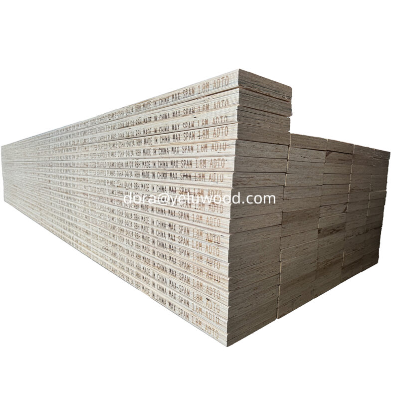 China Factory Spruce LVL Scaffold Board, 16" x 1-3/4" x 30', Heavy Duty